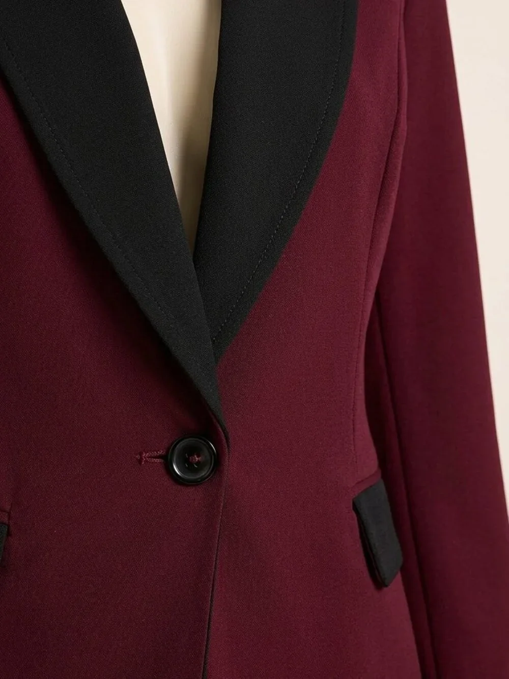 Spoils Me Wine Red Blazer & Pants Suit Set Size M Office Wear New Sealed